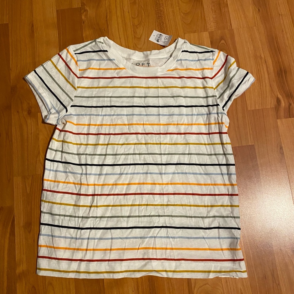 New with tags!! LOFT Striped Women’s T-Shirt, Size Small